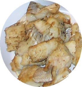 Cod (salted) Pan Fried