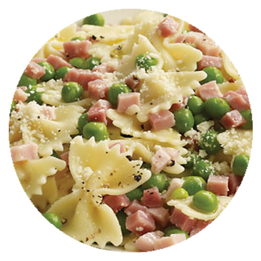 Ham and Green Peas Creamy Pasta Sauce