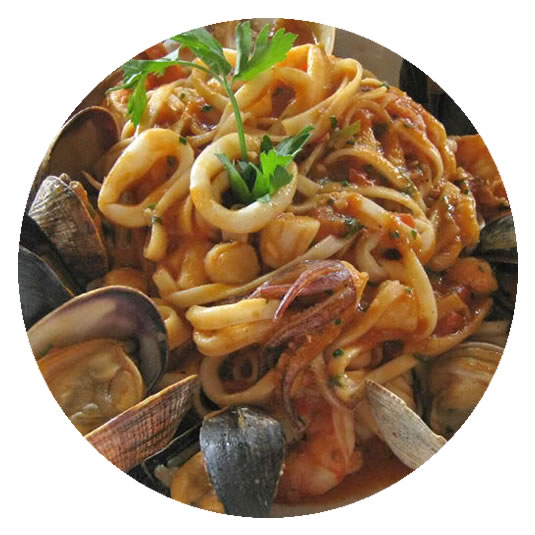 Seafood Pasta White