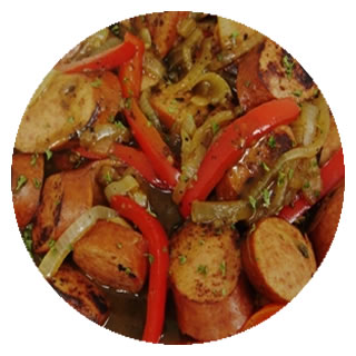 Pork Sausage and Vegetables