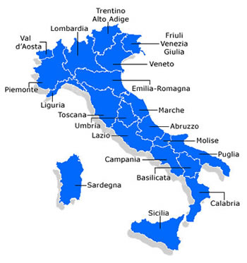 Map of Italy