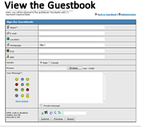 View the Italian Cook Guestbook